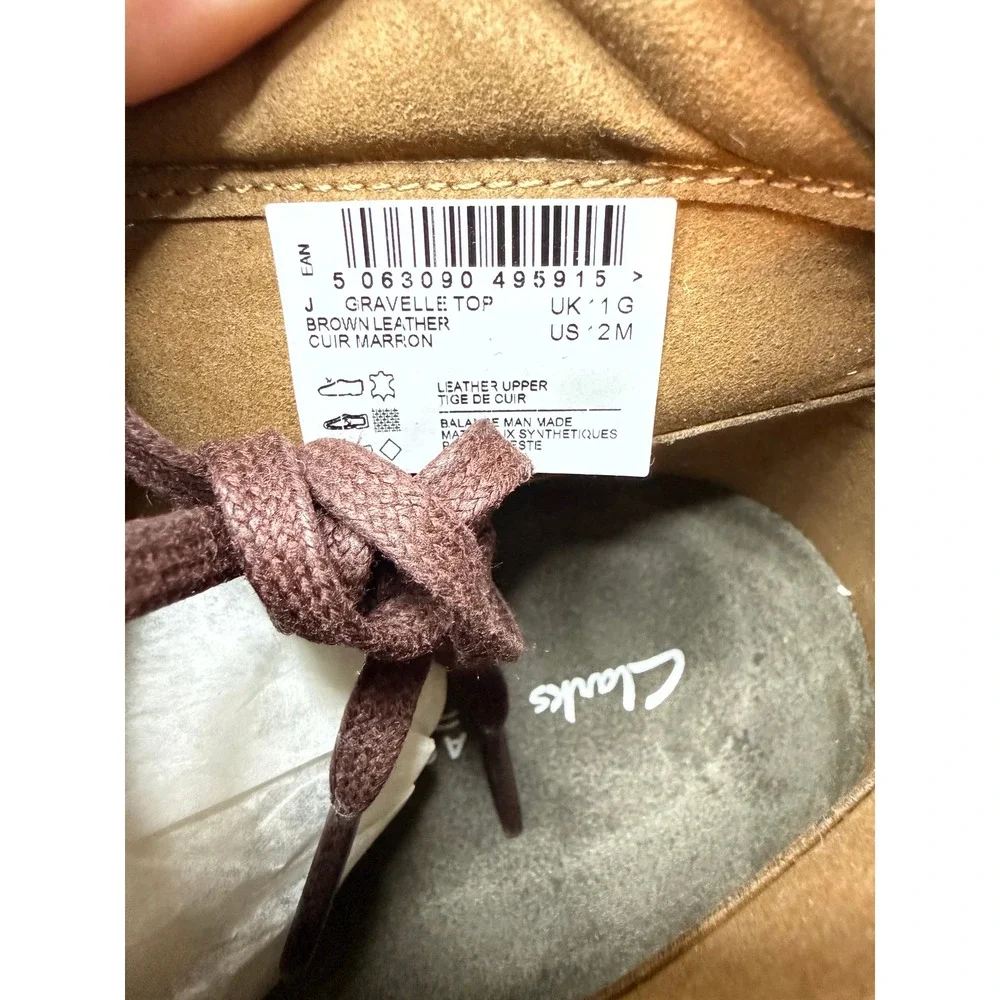 Clarks Gravelle Mens Brown Leather Suede Chukka Boots Size 12 261745757110 NEW